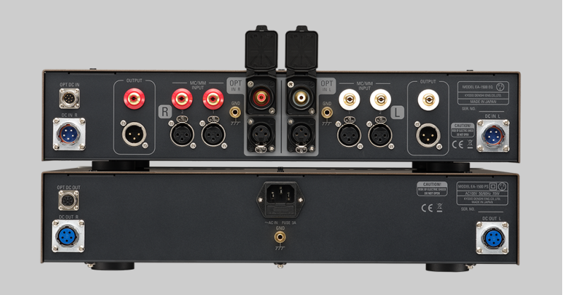 Фонокорректор Phasemation EA-1500. Задняя панель.