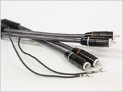 фоно кабель IKEDA, двужильный экранированный с коннекторами RCA